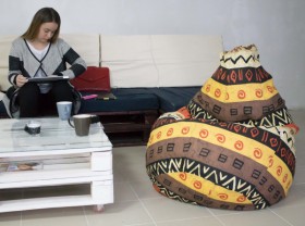 Кресло-груша Большое-Африка в Красноярске - krasnoyarsk.katalogmebeli.com | фото 4
