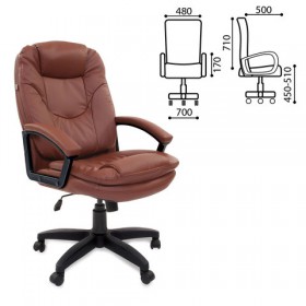 Кресло офисное BRABIX Trend EX-568 (коричневый) в Красноярске - krasnoyarsk.katalogmebeli.com | фото 1