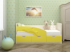 Кровать детская 1,6м Дельфин (Розовый металлик) в Красноярске - krasnoyarsk.katalogmebeli.com | фото 3