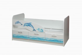 Кровать одинарная 06.222 (1600) (Дельфин) в Красноярске - krasnoyarsk.katalogmebeli.com | фото