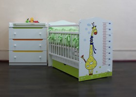 Кроватка детская Жираф в Красноярске - krasnoyarsk.katalogmebeli.com | фото 2