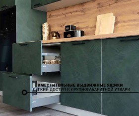 Кухня Фенис 3600 Палм Грин в Красноярске - krasnoyarsk.katalogmebeli.com | фото 8
