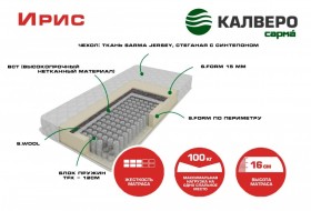 Матрас IRIS 1400*2000 в Красноярске - krasnoyarsk.katalogmebeli.com | фото 1