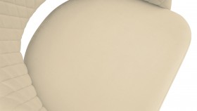 Стул «Калипсо» К1К Белый/Велюр Confetti Cream в Красноярске - krasnoyarsk.katalogmebeli.com | фото 3